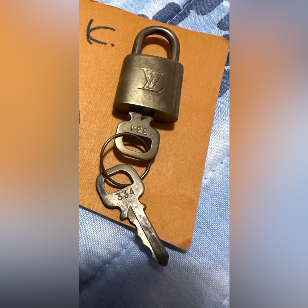 Louis Vuitton lock and keys